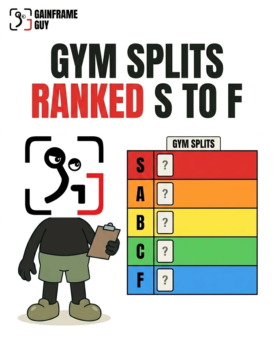 Gym Splits Ranked S to F