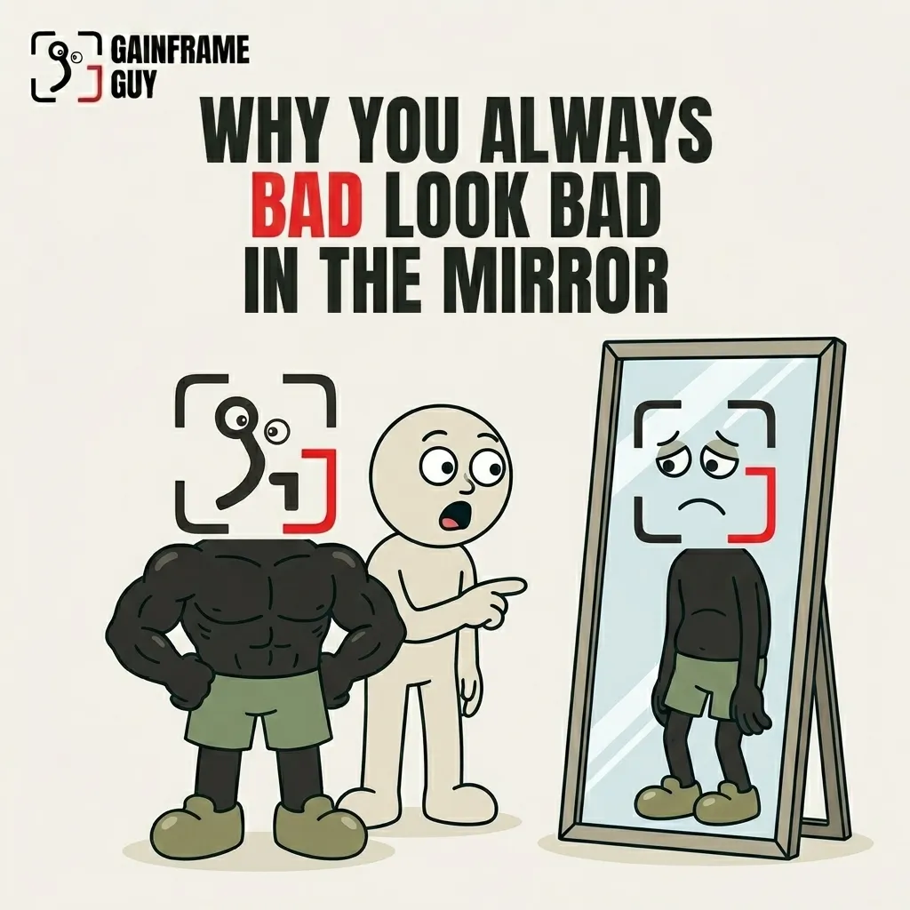 Why You Always Look Bad in the Mirror