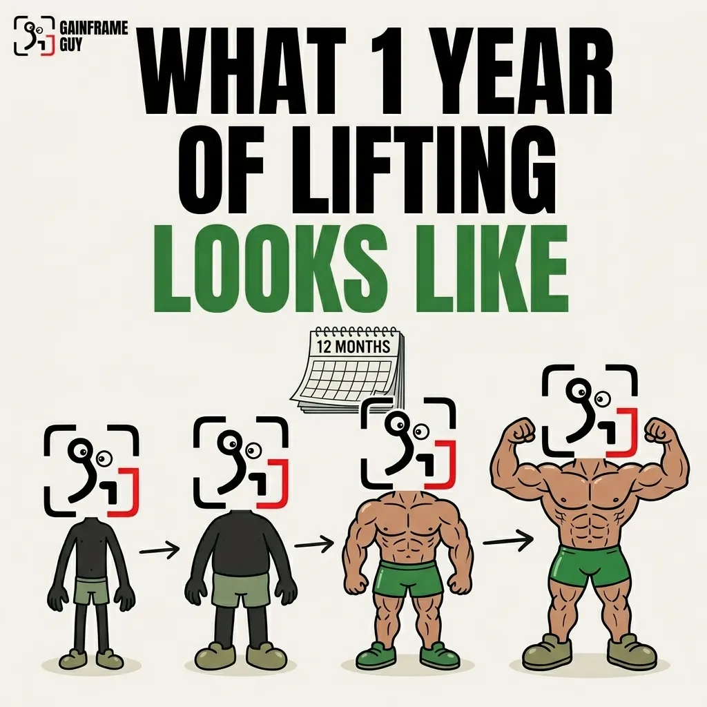 What 1 Year of Lifting Looks Like