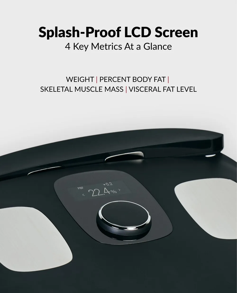 InBody H30 manufacturer image showing the dial and LCD with a sample 22.4 percent body-fat reading