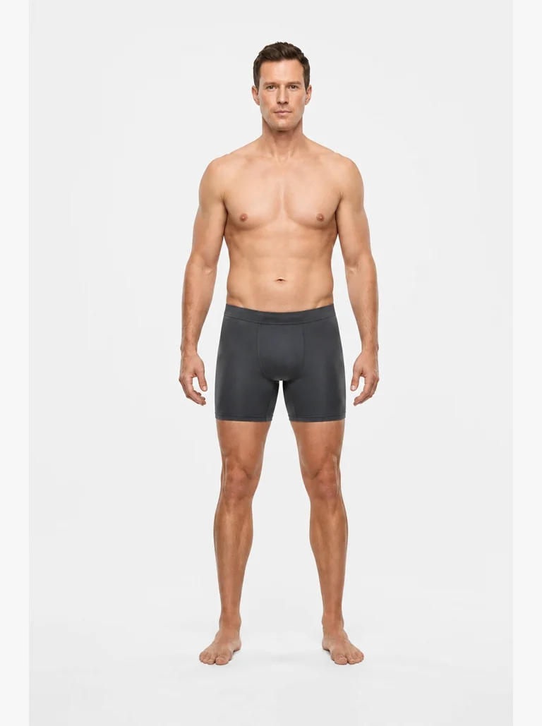16 percent body fat male front view with soft athletic definition