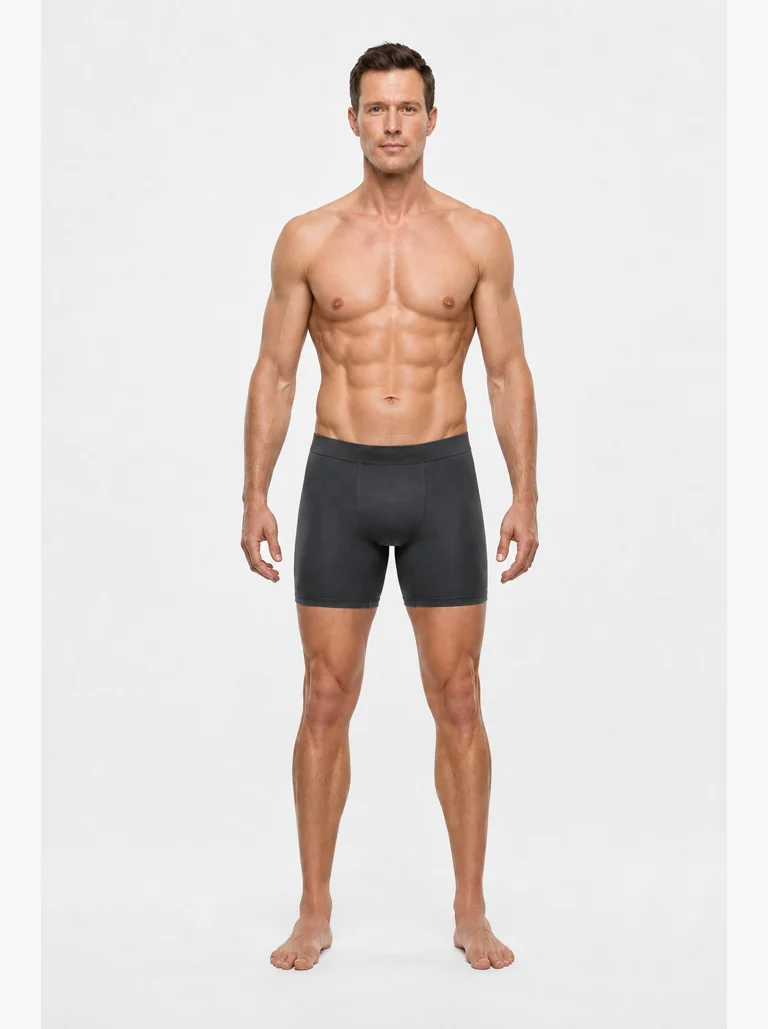 9 percent body fat male front view with deep abdominal definition