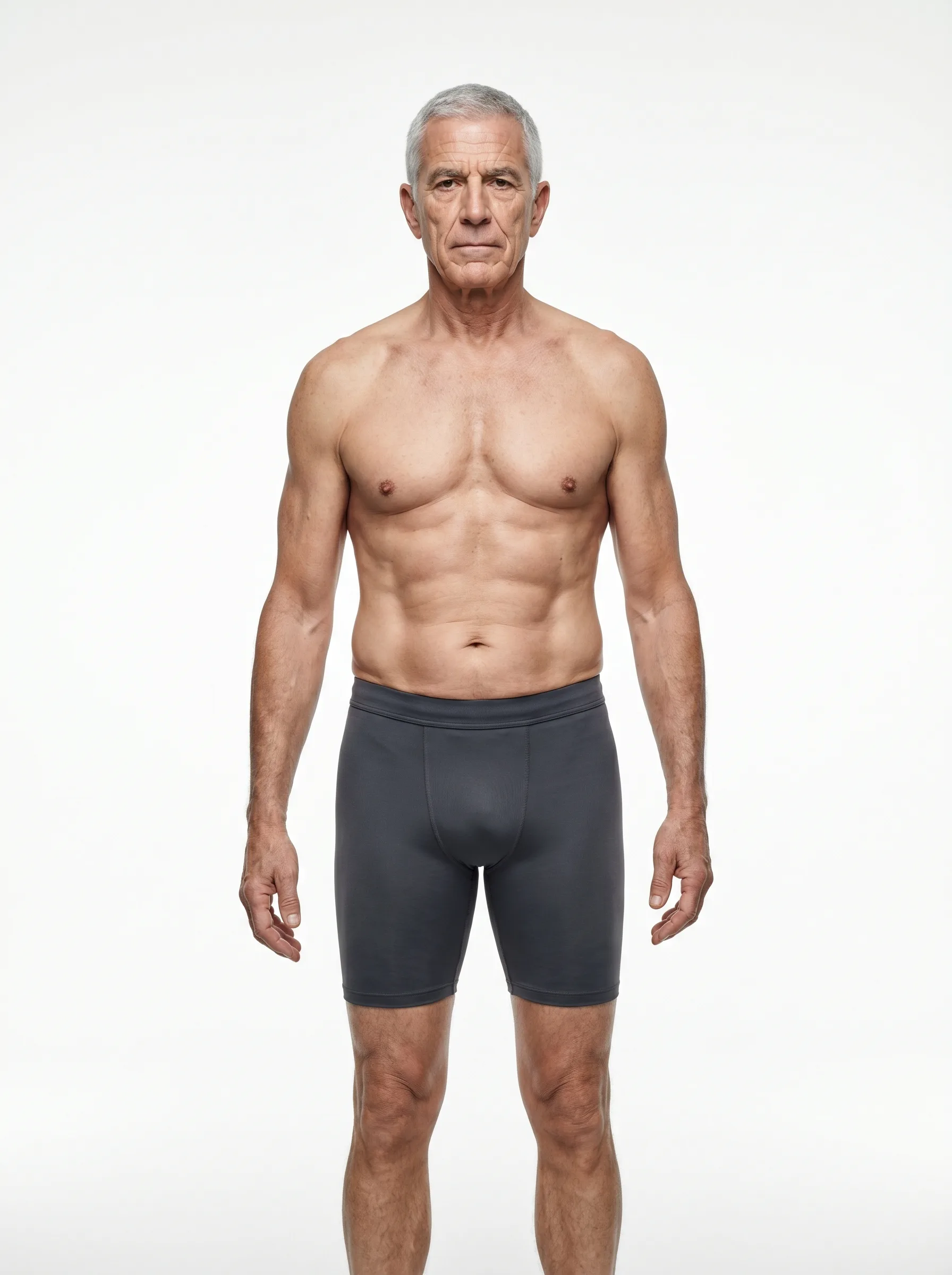 18% body fat man in their 60s