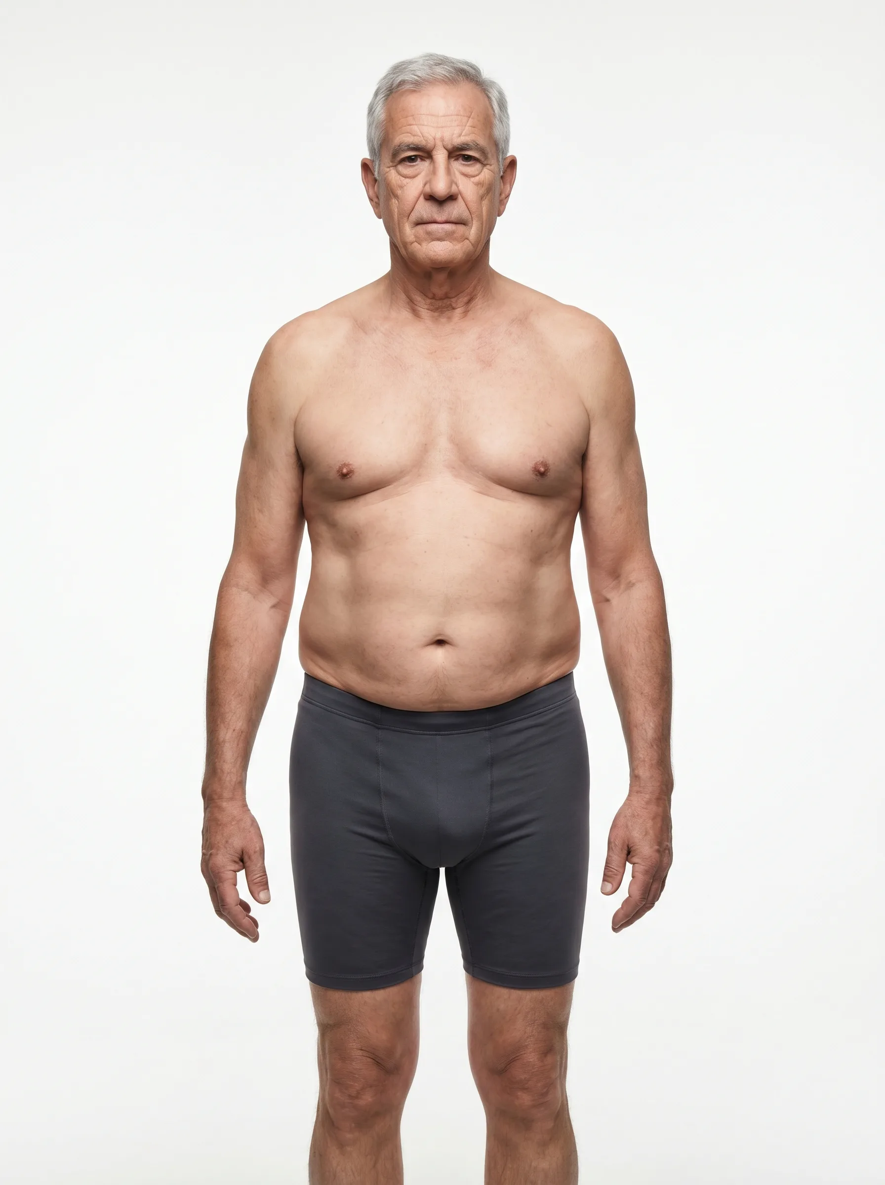 28% body fat man in their 60s